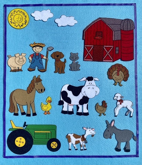 Old Macdonald Had a Farm Flannel Board — Saroj Ghoting